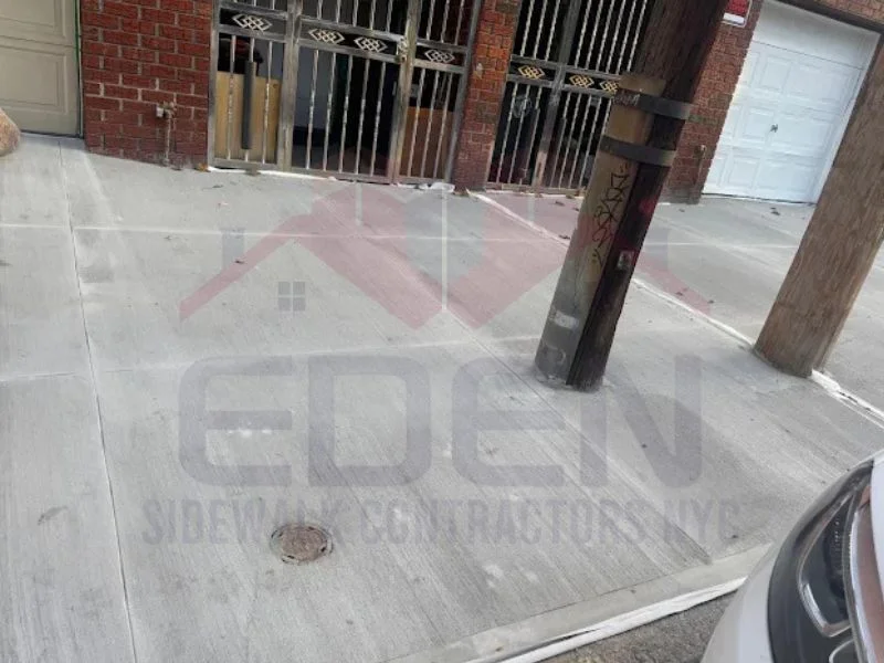 demonstration of a fixed sidewalk