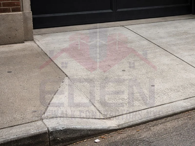 demonstration of a fixed sidewalk